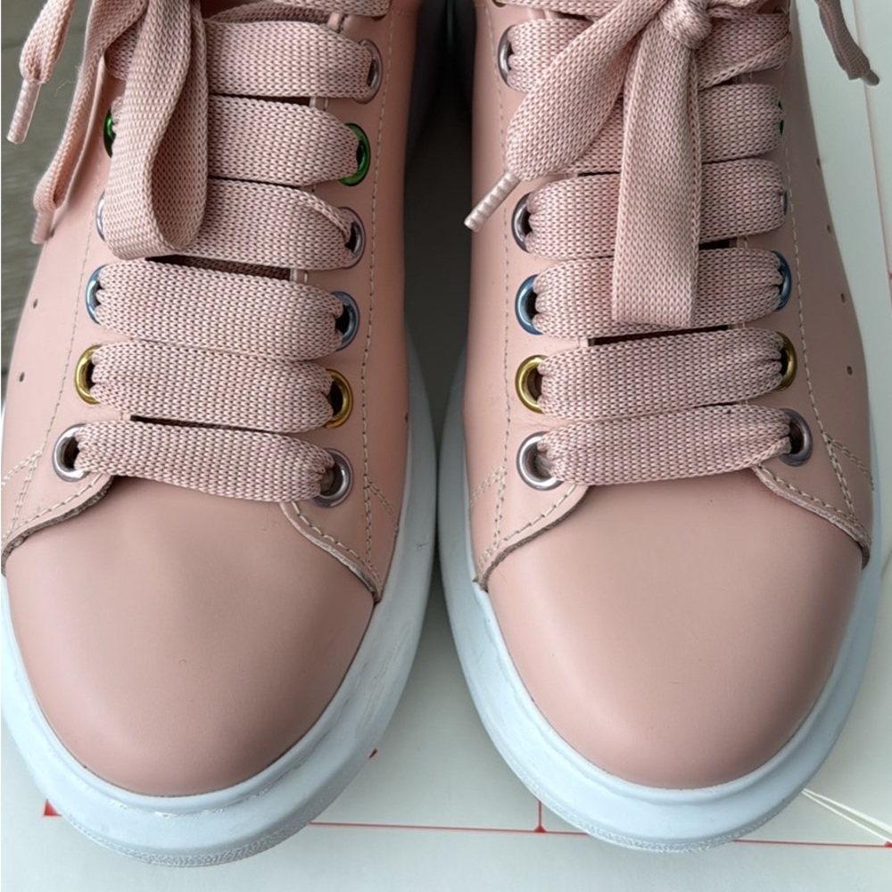 Alexander McQueen women’s Pink Platform Sneakers - Casual Lace-Up